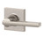 Schlage / Latitude Lever with Collins Rose / Passage / Satin Nickel / F10LAT 619 COL Schlage / Latitude Lever with Collins Rose / Passage / Satin Nickel / F10LAT 619 COL