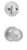 Kwikset / 966 Single Cylinder Interior Trim Pack / Circa Knob / Satin Chrome / 966CA26D Kwikset / 966 Single Cylinder Interior Trim Pack / Circa Knob / Satin Chrome / 966CA26D