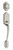 Kwikset / Arlington Handleset / Dummy Cylinder / Satin Nickel / 802AN 15 Kwikset / Arlington Handleset / Dummy Cylinder / Satin Nickel / 802AN 15