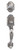 Kwikset / Austin Handleset / Double Cylinder - SmartKey / Satin Nickel / 801AUH 15 SMT Kwikset / Austin Handleset / Double Cylinder - SmartKey / Satin Nickel / 801AUH 15 SMT