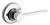 Kwikset / Ladera Lever with Round Rose  / Half Dummy Right Hand / Polished Chrome / 488LRLRDT RH 26 Kwikset / Ladera Lever with Round Rose  / Half Dummy Right Hand / Polished Chrome / 488LRLRDT RH 26