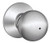 Schlage / Orbit Knob / Privacy / Satin Chrome / F40ORB 626 Schlage / Orbit Knob / Privacy / Satin Chrome / F40ORB 626