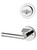 Kwikset / 967 Double Cylinder Interior Trim Pack / Milan Lever with Round Rose / Polished Chrome / 967MILRDT26 SMT Kwikset / 967 Double Cylinder Interior Trim Pack / Milan Lever with Round Rose / Polished Chrome / 967MILRDT26 SMT