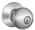 Schlage / Orbit Knob / Storeroom Keyed Entry UL Fire Rated / Satin Chrome / F80CFORB 626 Schlage / Orbit Knob / Storeroom Keyed Entry UL Fire Rated / Satin Chrome / F80CFORB 626