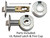 Schlage / Orbit Knob / Storeroom Keyed Entry UL Fire Rated / Satin Chrome / F80CFORB 626 Schlage / Orbit Knob / Storeroom Keyed Entry UL Fire Rated / Satin Chrome / F80CFORB 626