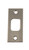 Kwikset / Deadbolt / Square Corner / Medium Duty / Strike Plate / Satin Nickel / 85278-15 Kwikset / Deadbolt / Square Corner / Medium Duty / Strike Plate / Satin Nickel / 85278-15