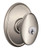 Schlage / Siena Knob with Wakefield Rose / Keyed Entry / Satin Nickel / F51ASIE 619 WKF Schlage / Siena Knob with Wakefield Rose / Keyed Entry / Satin Nickel / F51ASIE 619 WKF