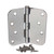Hager / Hinge / 4" x 4" / 5/8" Radius Corner / Non-Removable Pin / Bright Chrome / RC1842 4x4 26 NRP Hager / Hinge / 4" x 4" / 5/8" Radius Corner / Non-Removable Pin / Bright Chrome / RC1842 4x4 26 NRP