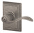 Schlage / Accent Lever with Addison Rose / Privacy / Distressed Nickel / F40ACC 621 ADD Schlage / Accent Lever with Addison Rose / Privacy / Distressed Nickel / F40ACC 621 ADD