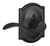 Schlage / Accent Lever with Camelot Rose / Half Dummy Left Hand / Matte Black / F170ACC 622 CAM LH Schlage / Accent Lever with Camelot Rose / Half Dummy Left Hand / Matte Black / F170ACC 622 CAM LH