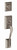 Schlage / Addison Handleset / Dummy Cylinder / Distressed Nickel / F93ADD 621 Schlage / Addison Handleset / Dummy Cylinder / Distressed Nickel / F93ADD 621