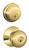 Schlage / Plymouth Knob / F51A Keyed Entry with B62 Double Cylinder Deadbolt Combo Pack / Lifetime Bright Brass / FB52NVPLY505 Schlage / Plymouth Knob / F51A Keyed Entry with B62 Double Cylinder Deadbolt Combo Pack / Lifetime Bright Brass / FB52NVPLY505