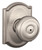 Schlage / Georgian Knob with Camelot Rose / Privacy / Satin Nickel / F40GEO 619 CAM Schlage / Georgian Knob with Camelot Rose / Privacy / Satin Nickel / F40GEO 619 CAM