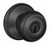 Schlage / Georgian Knob / Keyed Entry / Matte Black / F51AGEO 622 Schlage / Georgian Knob / Keyed Entry / Matte Black / F51AGEO 622