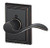 Schlage / Accent Lever with Addison Rose / Half Dummy Right Hand / Aged Bronze / F170ACC 716 ADD RH Schlage / Accent Lever with Addison Rose / Half Dummy Right Hand / Aged Bronze / F170ACC 716 ADD RH