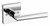 Kwikset / Montreal Lever with Square Rose / Half Dummy / Polished Chrome / 157MRLSQT 26 Kwikset / Montreal Lever with Square Rose / Half Dummy / Polished Chrome / 157MRLSQT 26