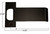 Don-Jo / Extended Lip "T" Strike / 2-3/4" H x 4" W / Total Width 4-1/2" / Dark Bronze / ETS 104 DU Don-Jo / Extended Lip "T" Strike / 2-3/4" H x 4" W / Total Width 4-1/2" / Dark Bronze / ETS 104 DU