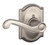 Schlage / Flair Lever with Camelot Rose / Half Dummy Left Hand / Satin Nickel / F170FLA 619 CAM LH Schlage / Flair Lever with Camelot Rose / Half Dummy Left Hand / Satin Nickel / F170FLA 619 CAM LH