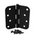 Hager / Hinge / 4" x 4" / 5/8" Radius Corner / Black / RC1842 4x4 1D