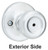 Kwikset / Tylo Knob / Privacy  /  Satin Chrome /  300T 26D Kwikset / Tylo Knob / Privacy  /  Satin Chrome /  300T 26D