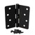 Hager / Hinge / 4" x 4" / 1/4" Radius Corner / Non-Removable Pin / Black / RC1741 4x4 1D NRP Hager / Hinge / 4" x 4" / 1/4" Radius Corner / Non-Removable Pin / Black / RC1741 4x4 1D NRP