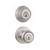 Kwikset / Tylo 400 Knob and 660 Single Cylinder Deadbolt Combo Pack / Satin Nickel / 690 T 15 CP Kwikset / Tylo 400 Knob and 660 Single Cylinder Deadbolt Combo Pack / Satin Nickel / 690 T 15 CP