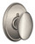 Schlage / Siena Knob with Wakefield Rose / Half Dummy / Satin Nickel / F170SIE 619 WKF