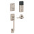 Schlage / Century Touchscreen Handleset / Keyed Entry / Satin Nickel / FE469ZP CEN 619