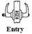 Kwikset / Kingston Lever / Keyed Entry / Satin Chrome / 756KNL 26D Kwikset / Kingston Lever / Keyed Entry / Satin Chrome / 756KNL 26D
