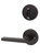 Kwikset / 968 Dummy Cylinder Interior Trim Pack / Halifax Lever with Round Rose / Matte Black / 968HFLRDT514 Kwikset / 968 Dummy Cylinder Interior Trim Pack / Halifax Lever with Round Rose / Matte Black / 968HFLRDT514
