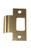 Kwikset / Knob - Lever / "T" Strike Plate / Polished Brass / 83028-3