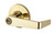 Kwikset / Carson Lever / Storeroom Keyed Entry - SmarkKey / Polished Brass / 439CNL 3 SMT Kwikset / Carson Lever / Storeroom Keyed Entry - SmarkKey / Polished Brass / 439CNL 3 SMT