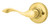 Kwikset / Balboa Lever / Half Dummy Left Hand / Polished Brass / 488BL LH 3 Kwikset / Balboa Lever / Half Dummy Left Hand / Polished Brass / 488BL LH 3