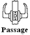 Kwikset / Halifax Lever with Round Rose / Passage / Satin Chrome / 154HFLRDT 26D Kwikset / Halifax Lever with Round Rose / Passage / Satin Chrome / 154HFLRDT 26D