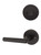 Kwikset / 967 Double Cylinder Interior Trim Pack / Milan Lever with Round Rose / Matte Black / 967MILRDT514 SMT Kwikset / 967 Double Cylinder Interior Trim Pack / Milan Lever with Round Rose / Matte Black / 967MILRDT514 SMT