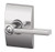 Schlage / Latitude Lever with Century Rose / Privacy / Bright Chrome / F40LAT 625 CEN Schlage / Latitude Lever with Century Rose / Privacy / Bright Chrome / F40LAT 625 CEN