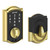 Schlage / Camelot Touch Keyless Entry Deadbolt / Touchscreen / Bright Brass / BE375CAM 605 Schlage / Camelot Touch Keyless Entry Deadbolt / Touchscreen / Bright Brass / BE375CAM 605