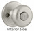 Kwikset / Hancock Knob / Keyed Entry - SmartKey / Satin Nickel / 740H 15 SMT GC