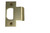 Don-Jo / Extended Lip "T" Strike / 2-3/4" H x 1-1/2" W / Total Width 2" / Polished Brass / ETS 115 605 Don-Jo / Extended Lip "T" Strike / 2-3/4" H x 1-1/2" W / Total Width 2" / Polished Brass / ETS 115 605