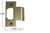 Don-Jo / Extended Lip "T" Strike / 2-3/4" H x 1-1/2" W / Total Width 2" / Polished Brass / ETS 115 605 Don-Jo / Extended Lip "T" Strike / 2-3/4" H x 1-1/2" W / Total Width 2" / Polished Brass / ETS 115 605