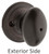 Kwikset / Laurel Knob / Privacy /  Venetian Bronze / 730L 11P GC Kwikset / Laurel Knob / Privacy /  Venetian Bronze / 730L 11P GC