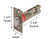 Kwikset / Square Corner / UL Plainlatch / 2-3/8" Backset / Satin Nickel / 84296-15 Kwikset / Square Corner / UL Plainlatch / 2-3/8" Backset / Satin Nickel / 84296-15