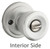 Kwikset / Abbey Knob / Keyed Entry / Satin Chrome / 740A 26D GC Kwikset / Abbey Knob / Keyed Entry / Satin Chrome / 740A 26D GC