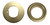 Schlage / Adapter Rings for B250 Series Gatelatch Deadbolts / 1 Pair / Bright Brass / 2-1/8" Cross Bore Hole / 38-017-605 Schlage / Adapter Rings for B250 Series Gatelatch Deadbolts / 1 Pair / Bright Brass / 2-1/8" Cross Bore Hole / 38-017-605