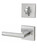Kwikset / 966 Single Cylinder Interior Trim Pack / Milan Lever with Square Rose / Satin Chrome / 966MILSQT26D Kwikset / 966 Single Cylinder Interior Trim Pack / Milan Lever with Square Rose / Satin Chrome / 966MILSQT26D