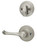 Kwikset / 966 Single Cylinder Interior Trim Pack / Dorian Lever / Satin Nickel / 966DNL15