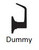 Schlage / Accent Lever with Camelot Rose / Half Dummy Right Hand / Matte Black / F170ACC 622 CAM RH Schlage / Accent Lever with Camelot Rose / Half Dummy Right Hand / Matte Black / F170ACC 622 CAM RH