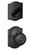 Schlage / F Series Single Cylinder Interior Trim Pack / Georgian Knob with Camelot Rose / Matte Black / Single Cylinder / F59GEO622CAM Schlage / F Series Single Cylinder Interior Trim Pack / Georgian Knob with Camelot Rose / Matte Black / Single Cylinder / F59GEO622CAM
