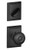 Schlage / F Series Single Cylinder Interior Trim Pack / Georgian Knob with Addison Rose / Matte Black / Single Cylinder / F59GEO622ADD Schlage / F Series Single Cylinder Interior Trim Pack / Georgian Knob with Addison Rose / Matte Black / Single Cylinder / F59GEO622ADD