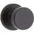 Kwikset / Pismo Knob with Round Rose / Passage / Matte Black / 720PSKRDT 514 Kwikset / Pismo Knob with Round Rose / Passage / Matte Black / 720PSKRDT 514